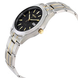 Seiko Solar Black Dial Two-tone Men's Watch #SNE047 - Watches of America #2