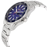 Seiko Solar Blue Dial Stainless Steel Men's Watch #SNE391 - Watches of America #2