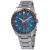 Seiko Solar Chronograph Quartz Blue Dial Men's Watch #SSC717 - Watches of America