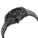 Seiko Solar Crystal Black Dial Men's Watch #SNE459 - Watches of America #2