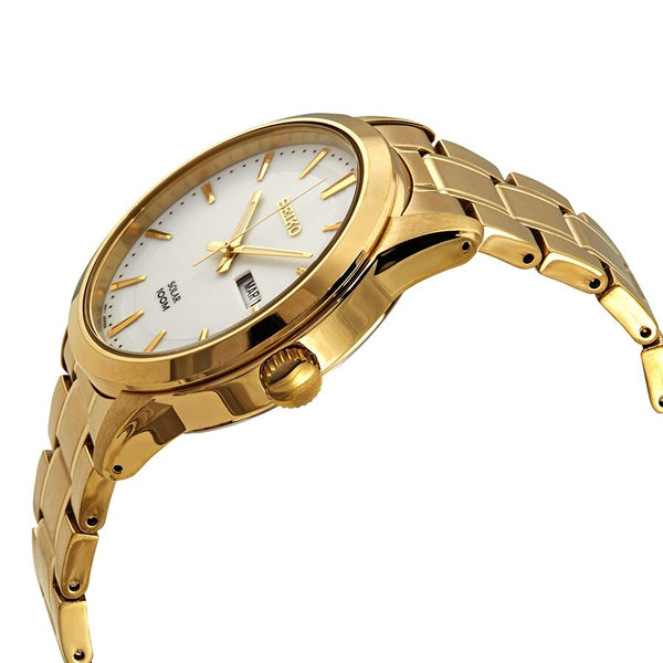 Seiko Solar Silver Dial Watch SNE366#SNE366P1S - Watches of America #2