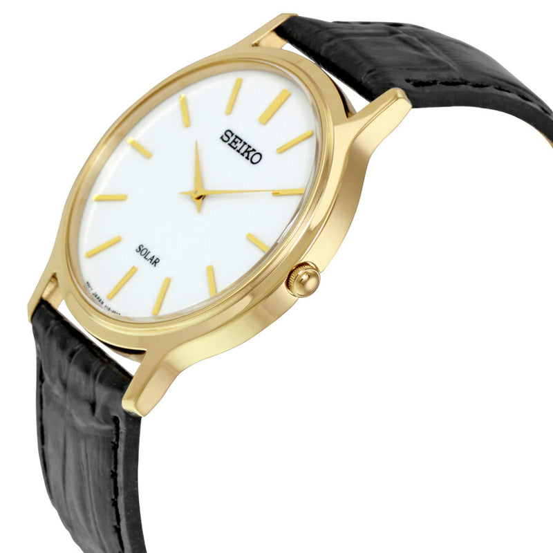 Seiko Solar White Dial Men's Watch #SUP872 - Watches of America #2