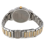 Seiko Solar White Mother of Pearl Dial Two-tone Ladies Watch #SUT324 - Watches of America #3