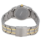 Seiko White Dial Men's Two Tone Titanium Watch #SGG733P1 - Watches of America #3