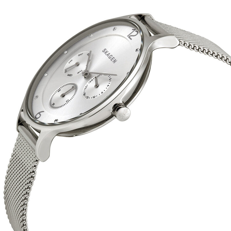 Skagen Anita Multi-Function Silver Dial Stainless Steel Ladies Watch SKW2312 - Watches of America #2