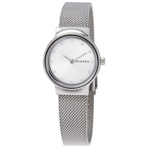 Skagen Freja Quartz Silver Dial Ladies Watch #SKW2715 - Watches of America