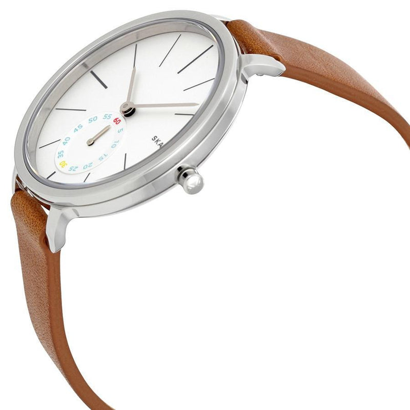 Skagen Hagen White Dial Ladies Quartz Watch SKW2434