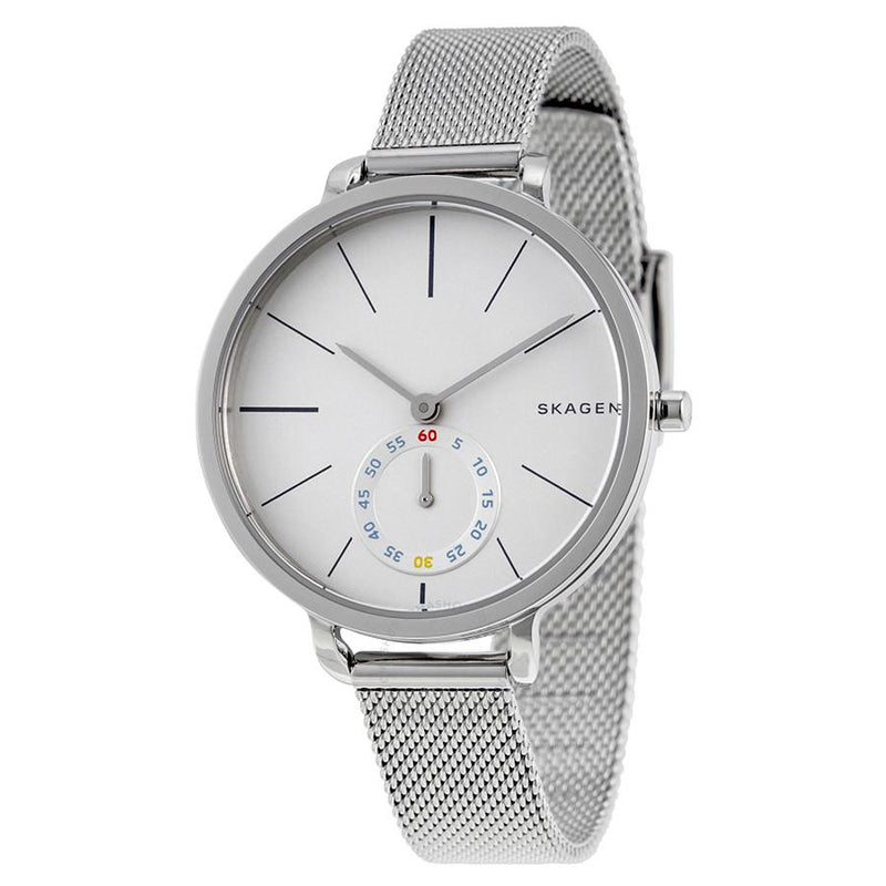 Skagen Hagen White Dial Stainless Steel Ladies Watch SKW2358