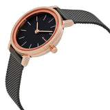 Skagen Hald Rose Gold-tone and Gunmetal Ladies Watch SKW2492 - Watches of America #2