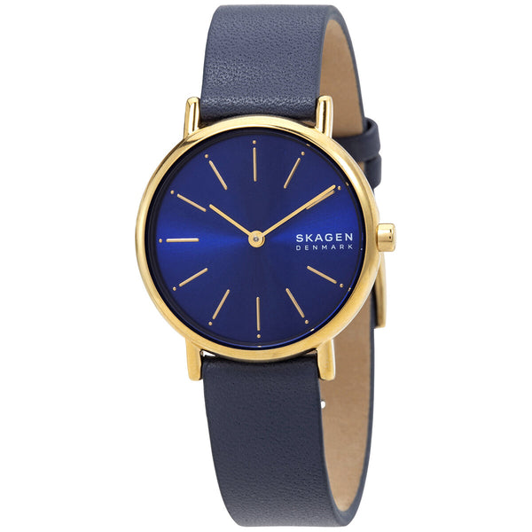 Skagen Signatur Quartz Blue Dial Ladies Watch #SKW2867 - Watches of America