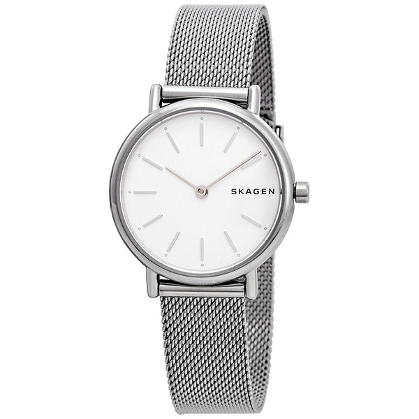 Skagen Signatur White Dial Ladies Watch #SKW2692 - Watches of America