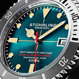Stuhrling Original Aquadiver Automatic Blue Dial Men's Watch #M13520 - Watches of America #4
