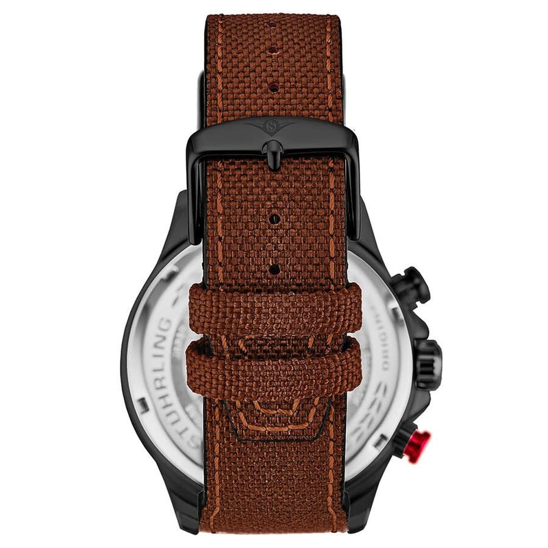 Stuhrling Original Aviator Quartz Grey Dial Men's Watch #M13575 - Watches of America #2