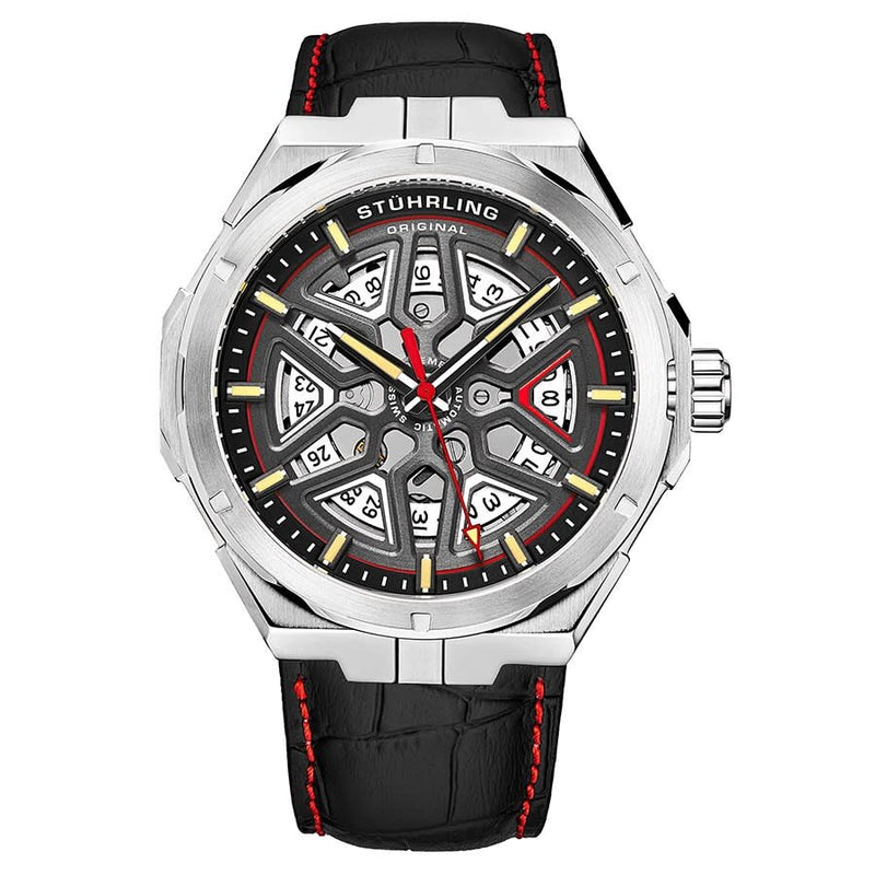 Stuhrling Original Legacy Automatic Black Dial Men's Watch #M13490 - Watches of America