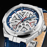 Stuhrling Original Legacy Automatic Blue Dial Men's Watch #M13491 - Watches of America #4