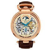 Stuhrling Original Legacy Automatic Beige Skeleton Dial Men's Watch #M13499 - Watches of America