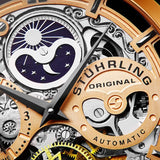 Stuhrling Original Legacy Automatic Rose Dial Men's Watch #M13522 - Watches of America #3