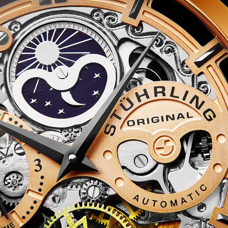 Stuhrling Original Legacy Automatic Rose Dial Men's Watch #M13522 - Watches of America #3