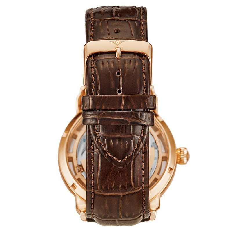 Stuhrling Original Legacy Automatic Rose Gold Dial Men's Watch #M13521 - Watches of America #2