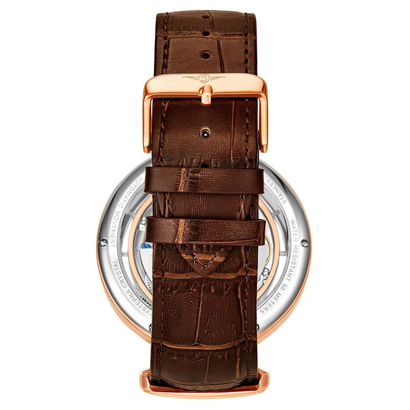 Stuhrling Original Legacy Automatic Rose Gold Dial Men's Watch #M13579 - Watches of America #2