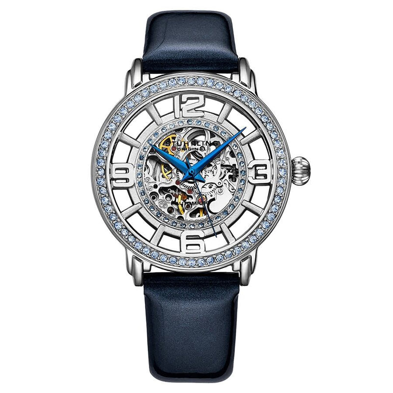Stuhrling Original Legacy Automatic Silver Dial Ladies Watch #M13610 - Watches of America