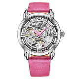 Stuhrling Original Legacy Automatic Silver Seleton Dial Ladies Watch #M13637 - Watches of America