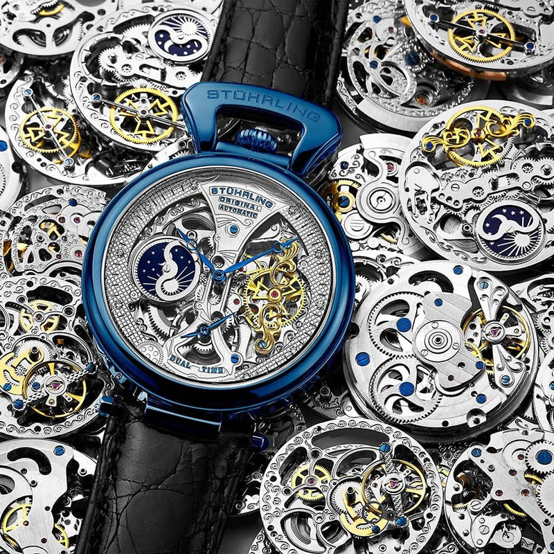 Stuhrling Original Legacy Automatic Silver Dial Men's Watch #M13569 - Watches of America #5