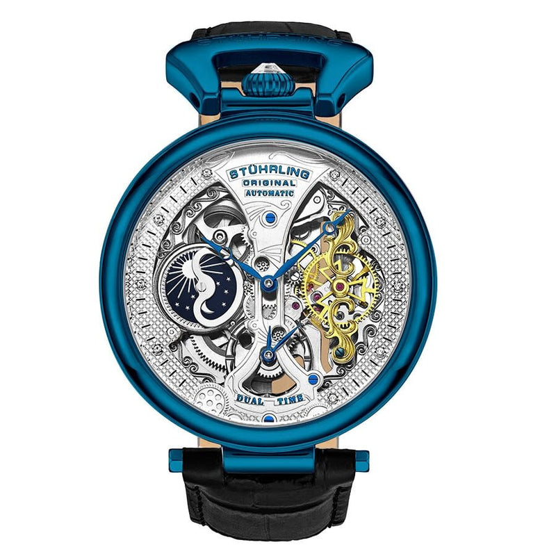 Stuhrling Original Legacy Automatic Silver Dial Men's Watch #M13569 - Watches of America