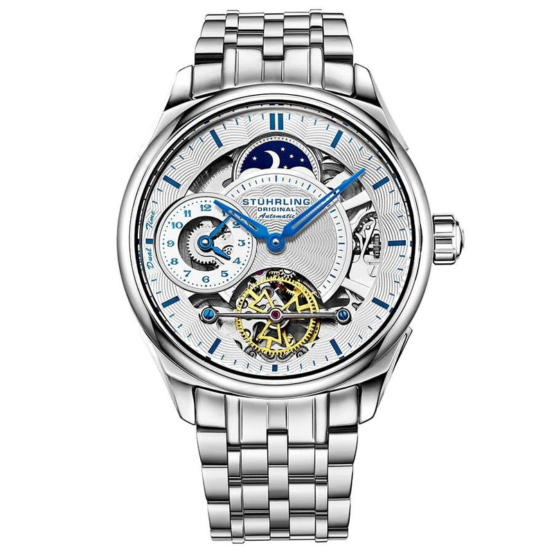 Stuhrling Original Legacy Automatic Silver Dial Men's Watch #M13501 - Watches of America