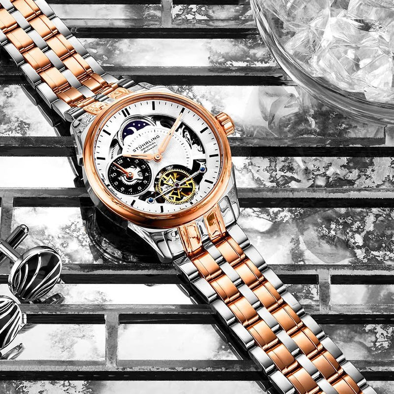 Stuhrling Original Legacy Automatic Silver Dial Men's Watch #M13487 - Watches of America #3