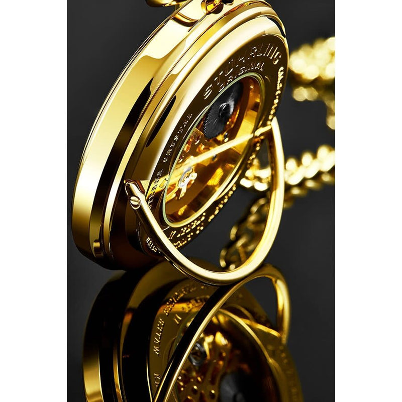 Stuhrling Original Legacy Hand Wind White Dial Men's Pocket Watch #M13644 - Watches of America #4