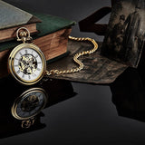 Stuhrling Original Legacy Hand Wind White Dial Men's Pocket Watch #M13644 - Watches of America #5
