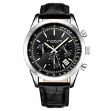 Stuhrling Original Monaco Quartz Black Dial Men's Watch #M13659 - Watches of America