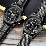 Stuhrling Original Monaco Quartz Black Dial Men's Watch #M13651 - Watches of America #4