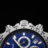 Stuhrling Original Monaco Quartz Blue Dial Men's Watch #M13548 - Watches of America #6