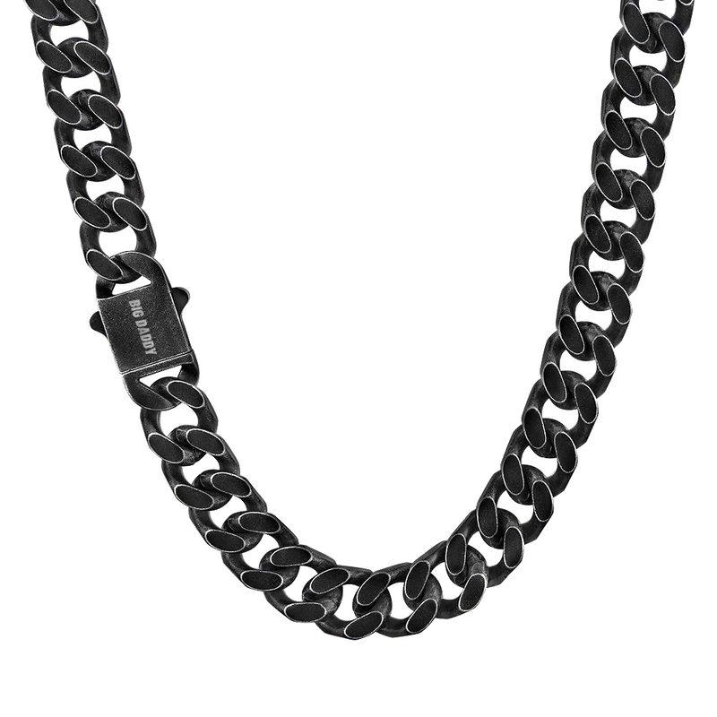 Big Daddy 14mm Cuban Curb All Black Chain