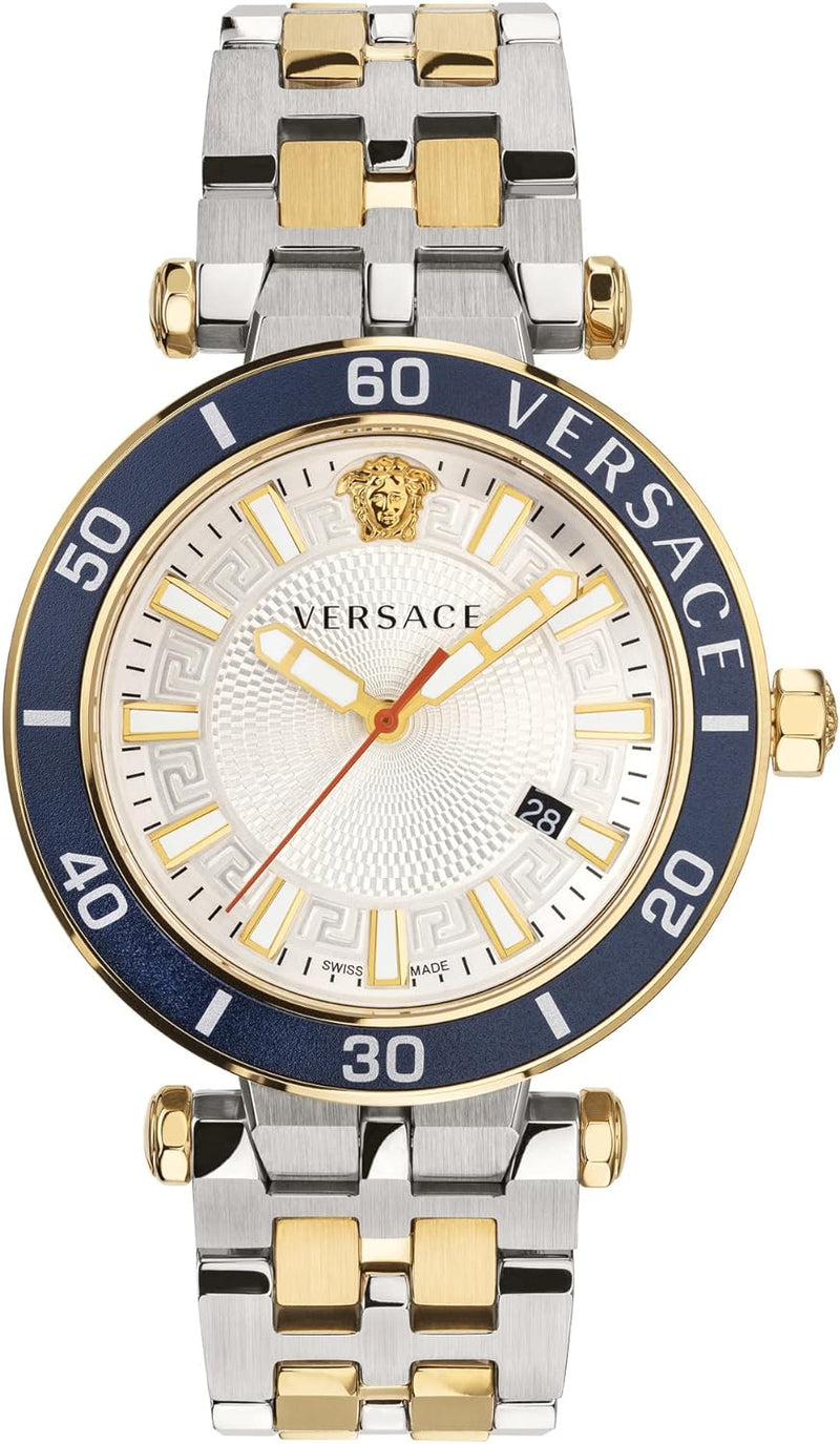 Versace Greca Sport Two-Tone Unisex Watch  VEZ300521 - Watches of America