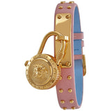 Versace Medusa Lock Icon Quartz Gold Dial Ladies Watch #VEDW00219 - Watches of America #3