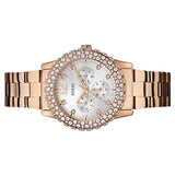 Guess Crystal Paved Rose Gold Ladies Watch#W0335L3 - Watches of America #2