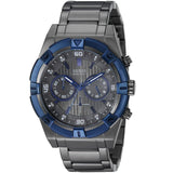 Guess Men’s Analog Stainless Steel Gunmetal Men's Watch  W0377G5 - Watches of America