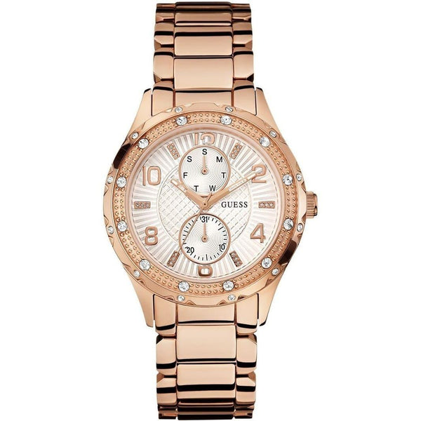 Guess Women's Rose Gold Bracelet Women's Watch  W0442L3 - Watches of America