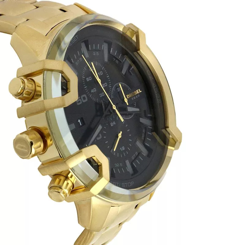 Diesel Griffed Chronograph Quartz Black of Dial Watches Watch DZ4522 America Men\'s –